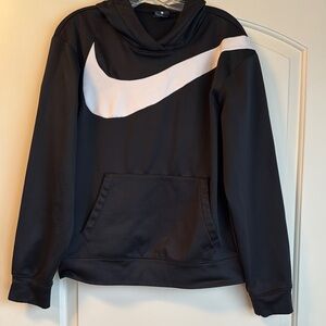 Nike Black and White Hoodie, Men’s Small